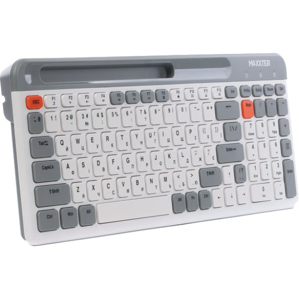 Фото - Клавіатура бездротова Maxxter KBW-02G-UA