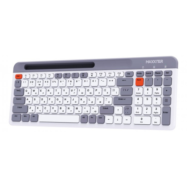 Фото - Клавіатура бездротова Maxxter KBW-02G-UA