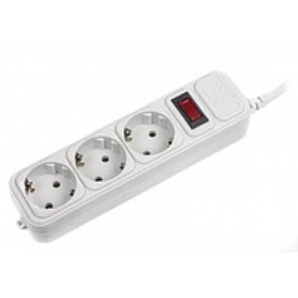 Фото - Сетевой фильтр Maxxter SPM3-G-15G 3 розетки, 4.5m White