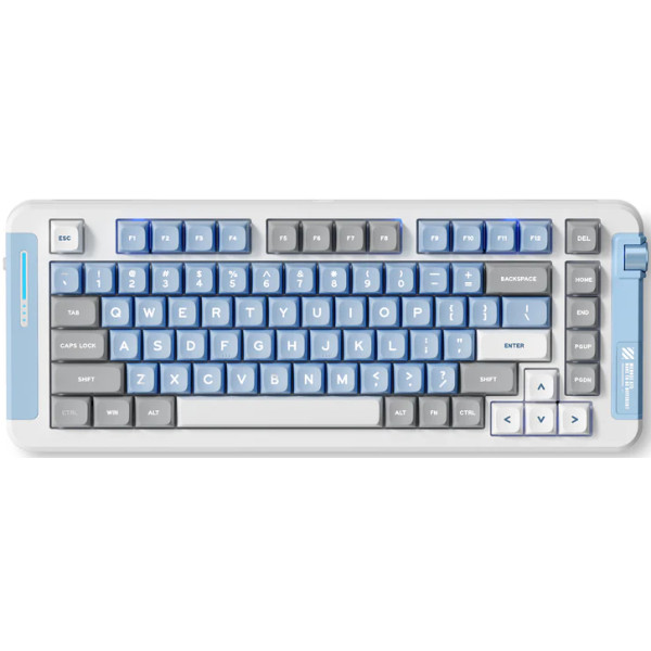 Фото - Клавиатура беспроводная игровая MCHOSE X75 Blue/Grey (MC-X75-18)