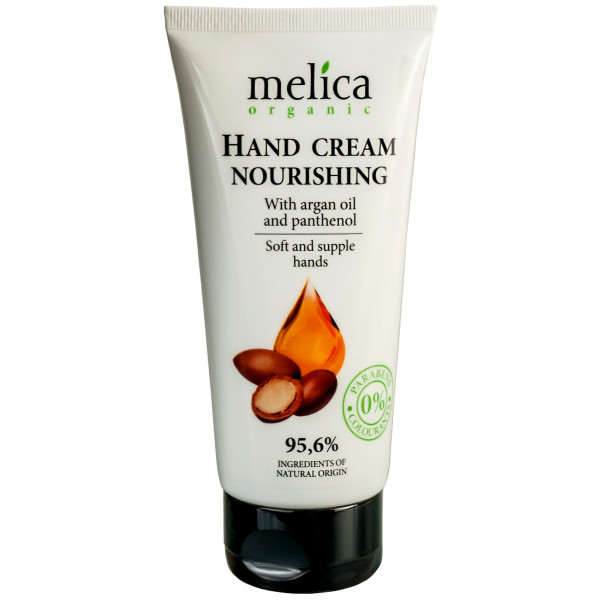 Фото - Крем для рук і нігтів Melica Organic Питательный с аргановым маслом и пантенолом 100 мл (4770416342181)