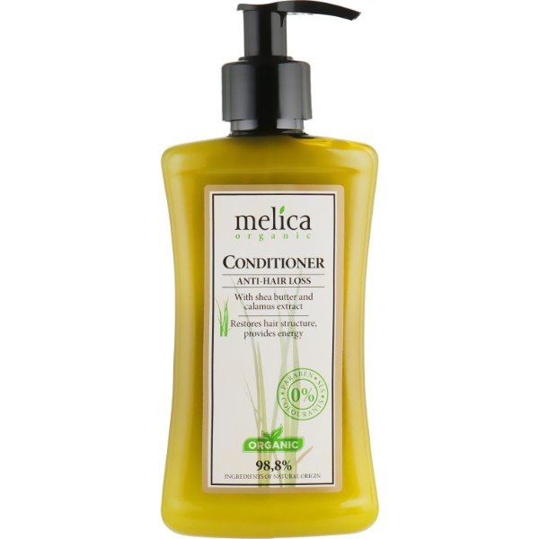 Фото - Бальзам для волосся Melica Organic с маслом Ши и экстрактом аира против выпадения волос 300 мл (4770416340668)