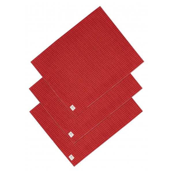 Фото - Серветка для сервірування Прованс набір Merry Christmas червоний 35х45 см (035087)