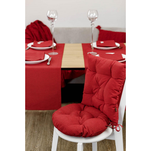 Фото - Серветка для сервірування Прованс набір Merry Christmas червоний 35х45 см (035087)