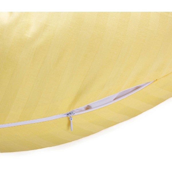 Фото - Подушка для годування MirSon №10129 Satin Stripe 30-0003 Intense Yellow (2200007216246)