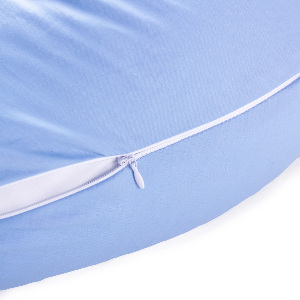 Фото - Подушка для годування MirSon №10220 Satin 0842 Light Blue (2200007216239)