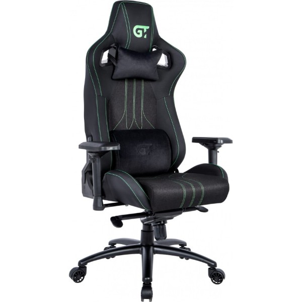 Фото - Крісло для геймерів GT Racer X-8006 Fabric Black/Green