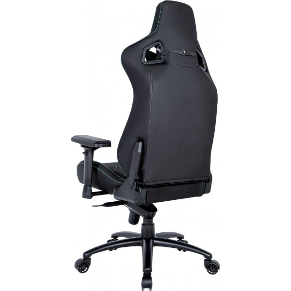 Фото - Крісло для геймерів GT Racer X-8006 Fabric Black/Green