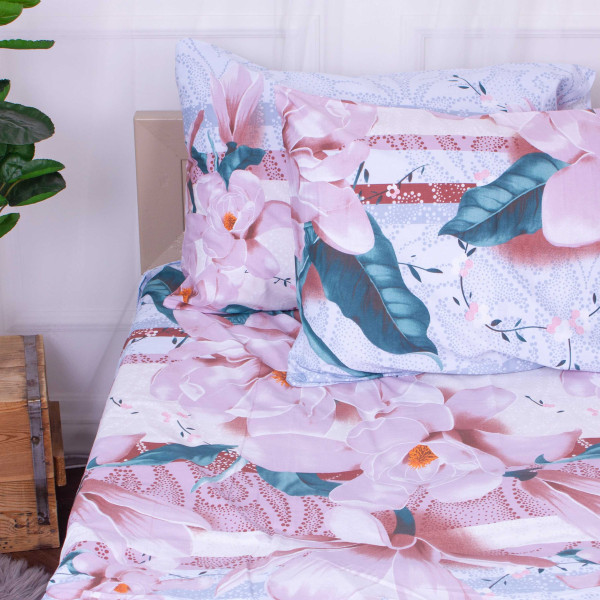 Фото - Комплект постільної білизни дитячий MirSon Сатин 22-1284 Spring flowering (2200003591279)