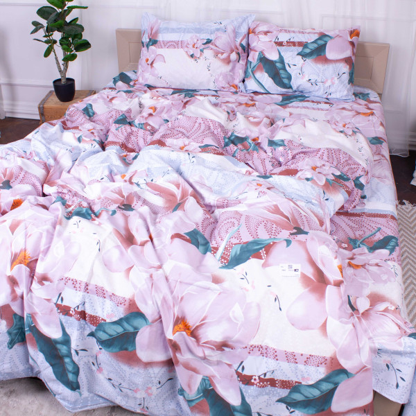 Фото - Комплект постільної білизни дитячий MirSon Сатин 22-1284 Spring flowering (2200003591279)