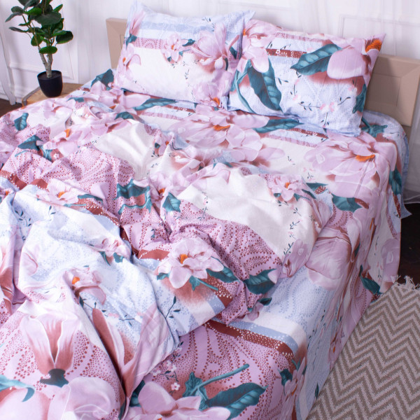 Фото - Комплект постільної білизни дитячий MirSon Сатин 22-1284 Spring flowering (2200003591279)