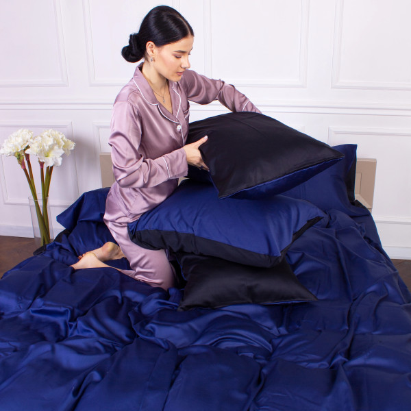 Фото - Наволочка MirSon Сатин 4052+0055 Storm 70х70 см (2200001217881)