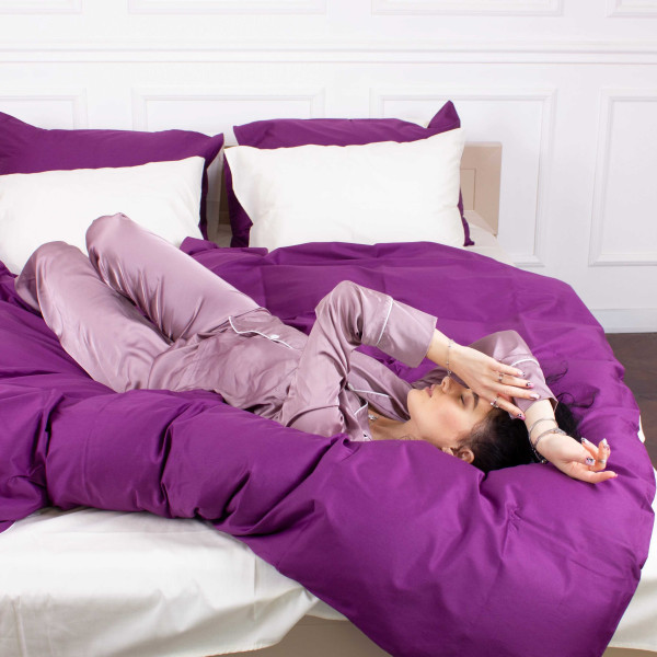 Фото - Комплект постільної білизни дитячий MirSon Сатин 0846 + 0840 Betty (2200002030649)