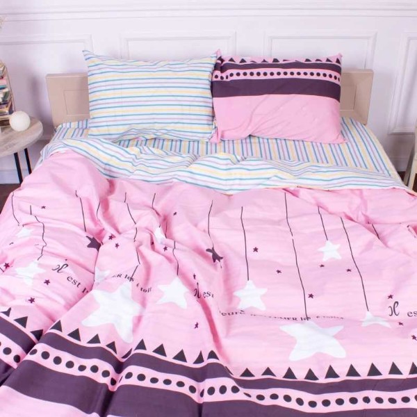 Фото - Комплект постільної білизни дитячий MirSon Бязь 17-0053 Luana 110x140 (2200001396326)