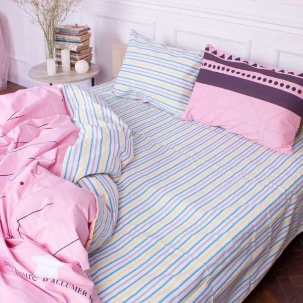 Фото - Комплект постільної білизни дитячий MirSon Бязь 17-0053 Luana 110x140 (2200001396326)