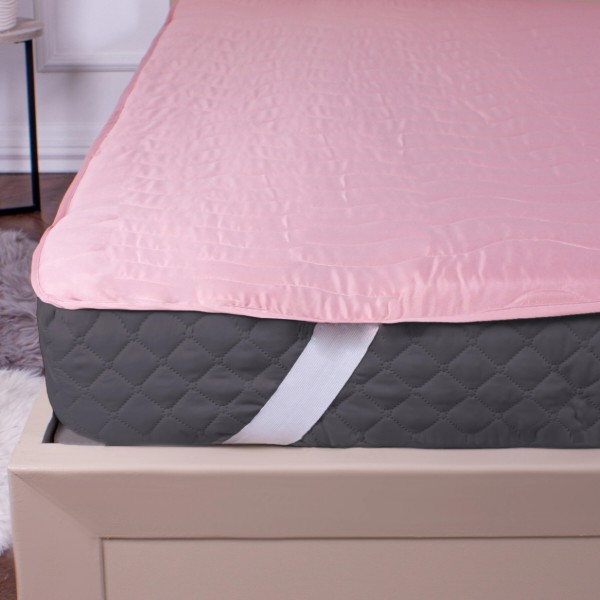 Фото - Наматрацник MirSon Eco Light №1729 Тенсель Modal Pink 150x200 см (2200002891707)