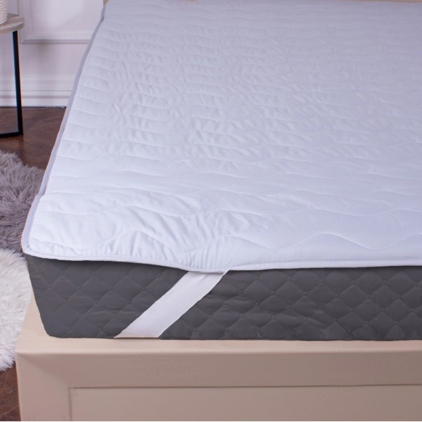 Фото - Наматрацник MirSon №9052 Eco Light Gray (Cotton) 150x200 см (2200006086314)