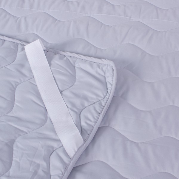 Фото - Наматрасник MirSon №9051 Eco Light Gray (Wool) 150x200 см (2200006086116)