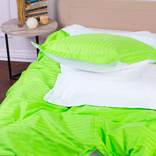 Фото - Комплект постільної білизни дитячий MirSon 110х140 Royal Soft Stripe 30-0016 + 30-0001 Priank Сатин (2200008076375)