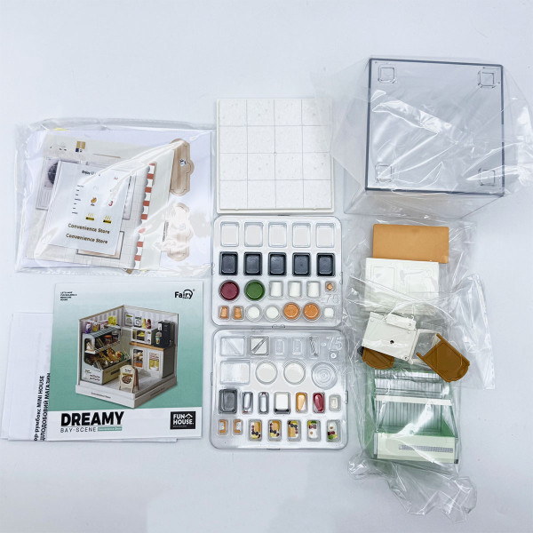 Фото - Пластиковый конструктор Mini House Румбокс серии Интерьер Мини – КРУГЛОСУТОЧНЫЙ МАГАЗИН (8033)