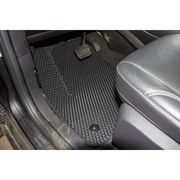 Фото - Килимки ворсові в салон авто EVAtech Standard для Ford C-Max (C344) (2 clips) 2010-2019 2 покоління Minivan EU чорний кант FD12377C5FC2VEB