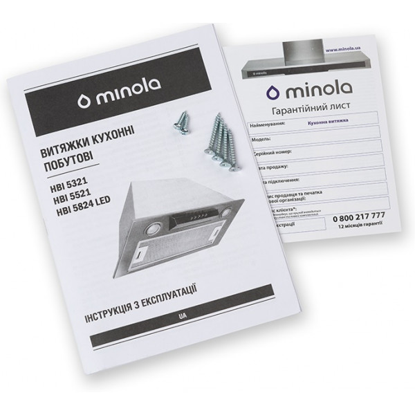 Фото - Вытяжка встраиваемая Minola HBI 5521 I 950