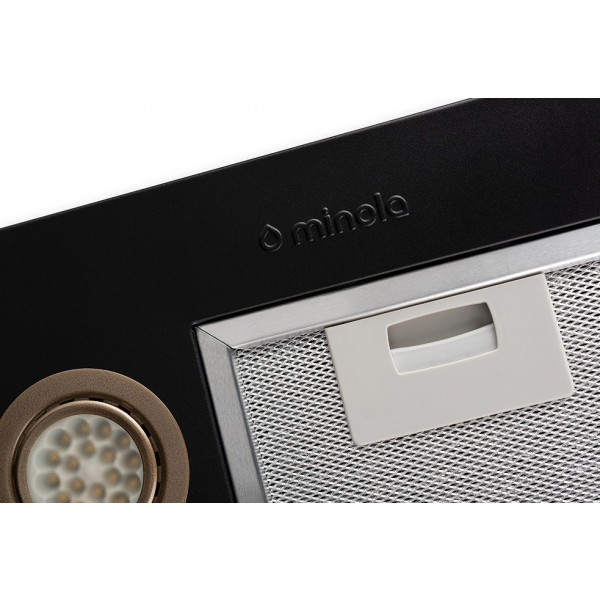 Фото - Вытяжка встраиваемая Minola HBI 5824 BL 1200 LED