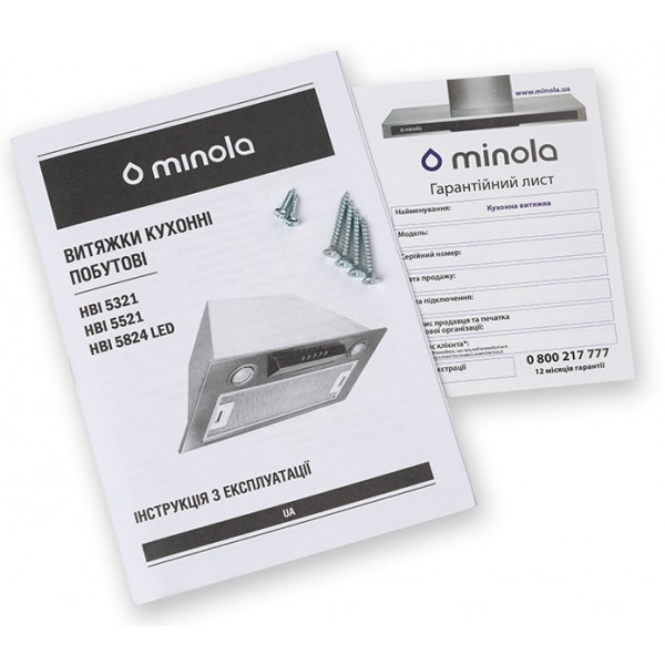 Фото - Вытяжка встраиваемая Minola HBI 5824 IV 1200 LED