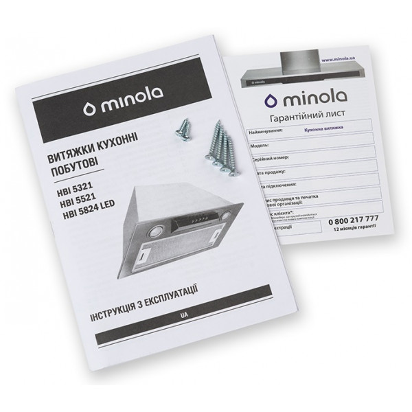 Фото - Вытяжка встраиваемая Minola HBI 5824 WH 1200 LED