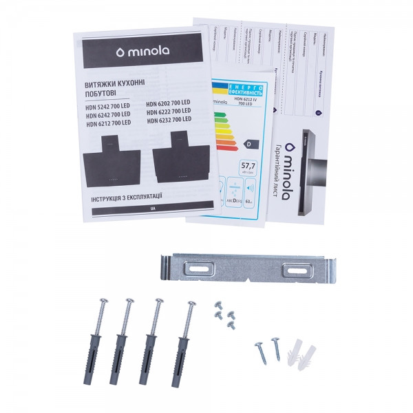 Фото - Вытяжка декоративная Minola HDN 6212 WH/I 700 LED