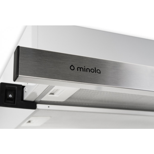 Фото - Вытяжка встраиваемая Minola HTL 6012 FULL INOX 450 LED