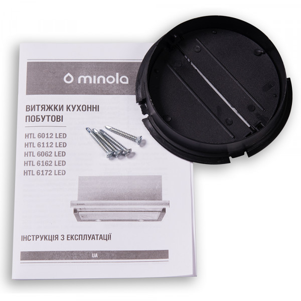 Фото - Вытяжка встраиваемая Minola HTL 6012 FULL INOX 450 LED