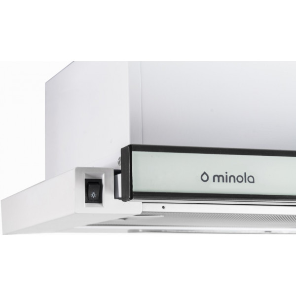 Фото - Вытяжка встраиваемая Minola HTL 6060 I/ WH GLASS 430