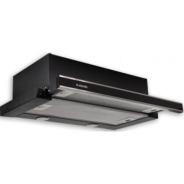 Фото - Вытяжка встраиваемая Minola HTL 6062 I/BL GLASS 450 LED