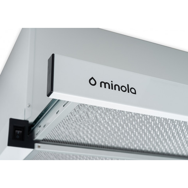 Фото - Витяжка вбудована Minola HTL 6812 WH 1200 LED