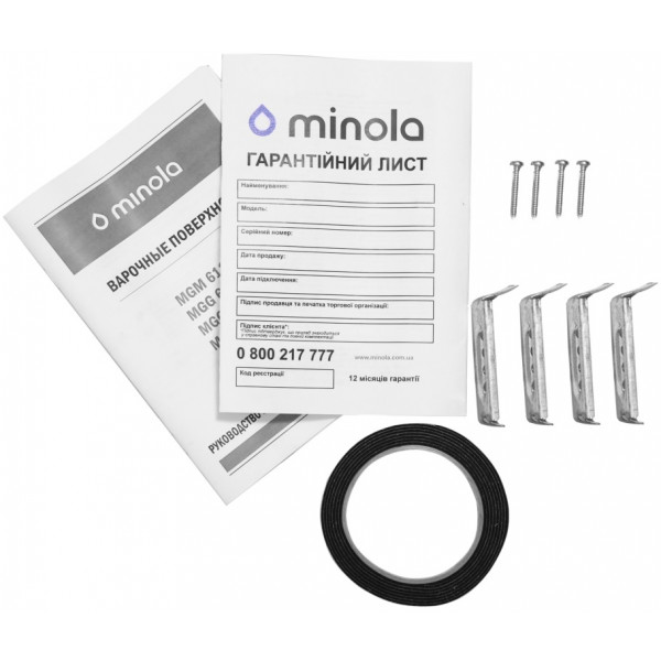Фото - Варочная панель газовая Minola MGG 61063 BL