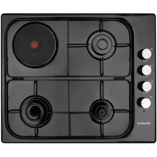 Фото - Варильна поверхня  комбінована Minola MKM 63515 BL