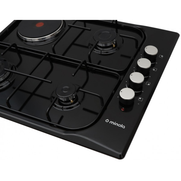 Фото - Варильна поверхня  комбінована Minola MKM 63515 BL