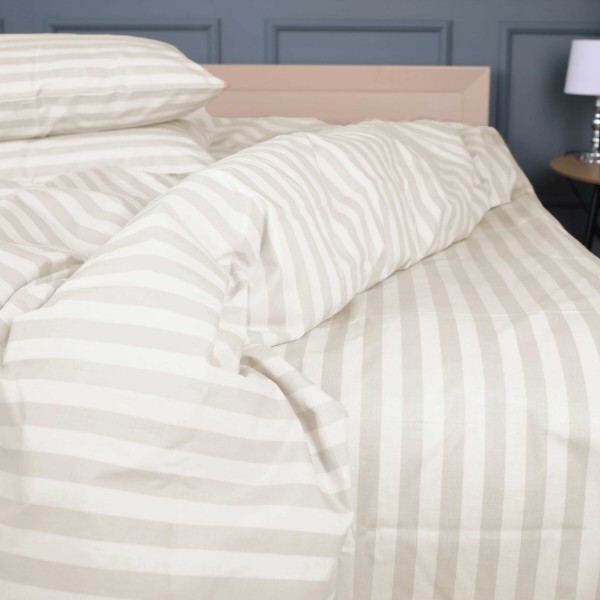 Фото - Комплект постельного белья MirSon 200 x 220 Ranforce Elite 17-0604 Stripe Yellow Ранфорс (2200008052614)