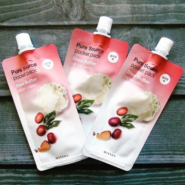 Фото - Маска для обличчя Missha Pure Source Pocket Pack з маслом ши (8806185781862)