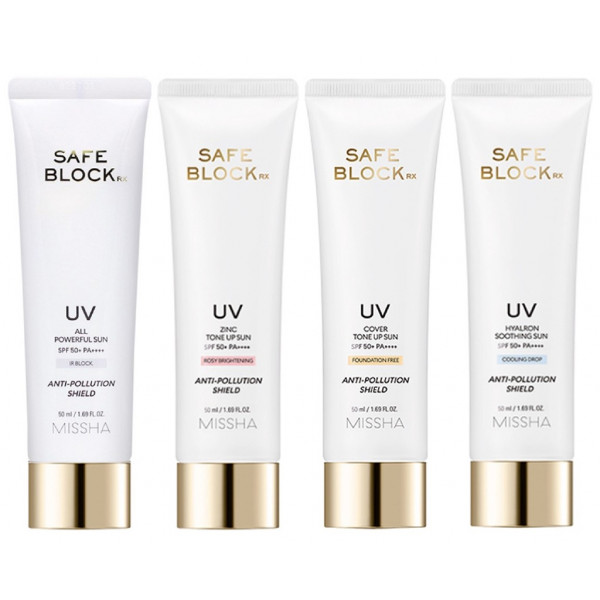 Фото - Средство для загара Missha Safe Block RX Cover SPF50+PA++++ 50 мл (8809643523486)