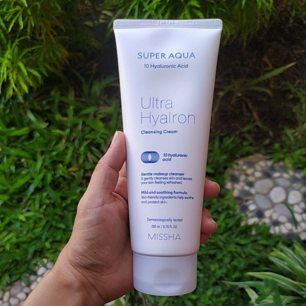Фото - Лосьйон для зняття макіяжу Missha Super Aqua Ultra Hyalron Cleansing Cream 200 мл (8809643507233)