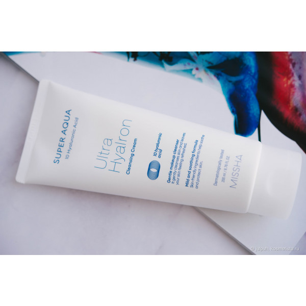 Фото - Лосьйон для зняття макіяжу Missha Super Aqua Ultra Hyalron Cleansing Cream 200 мл (8809643507233)