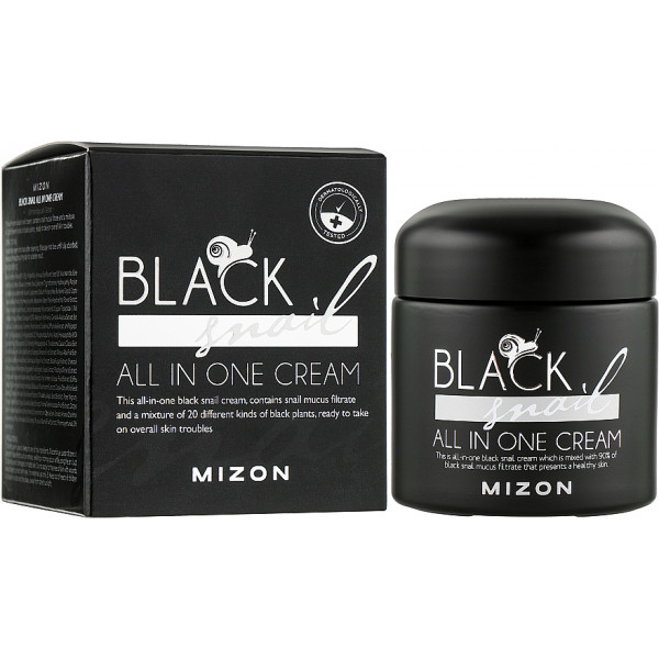 Фото - Крем для обличчя Mizon Black Snail All In One 75 мл (8809663751753)