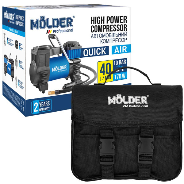 Фото - Автокомпрессор Molder Quick Air кабель 3 м (MA25100)