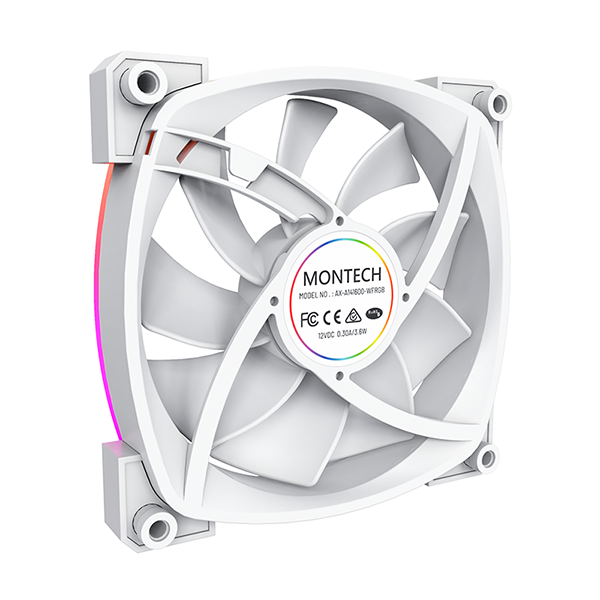 Фото - Корпусный вентилятор Montech AX140 PWM White