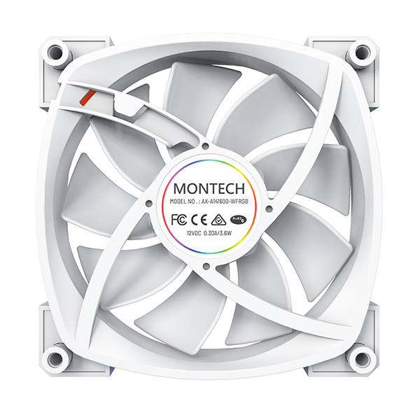 Фото - Корпусный вентилятор Montech AX140 PWM White