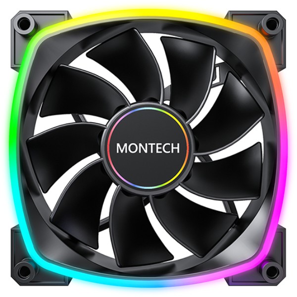 Фото - Корпусный вентилятор Montech RX140 PWM Black