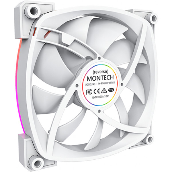 Фото - Корпусный вентилятор Montech RX140 PWM White