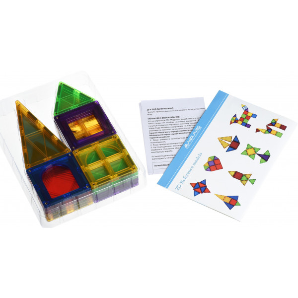 Фото - Магнітний конструктор Magkiss Плитки 32 ел. (MPL-32)